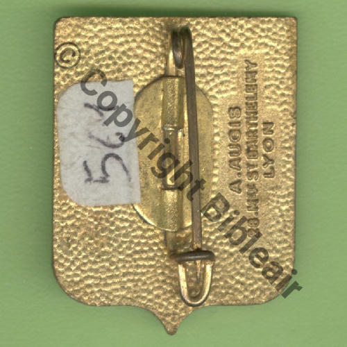 52  A1453NH ELA.52 INDO  A.AUGIS ST.BARTH LYON 3Lign Bol fenetre allonge Dos grenu Src.Y.GENTY 74Eur(x6) 